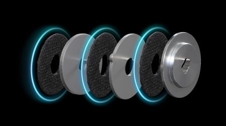 SISTEMA DI FRIZIONE IN FIBRA DI CARBONIO MULTIDISCO